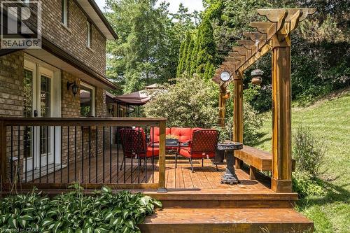 1 Kusins Court, Dundas, ON - Outdoor With Deck Patio Veranda