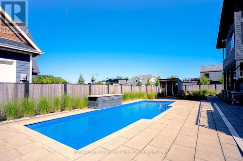 SALT WATER FIBERGLASS POOL - 116 Arnot Crescent, Blue Mountains, ON - Outdoor With In Ground Pool With Backyard