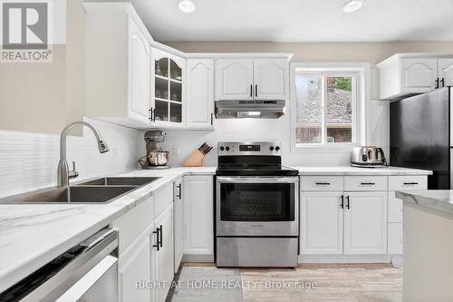5524 Fraser Street, Niagara Falls, ON - Indoor Photo Showing Kitchen With Stainless Steel Kitchen With Double Sink With Upgraded Kitchen