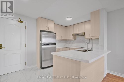 319 - 2020 Mcnicoll Avenue, Toronto, ON - Indoor Photo Showing Kitchen With Double Sink