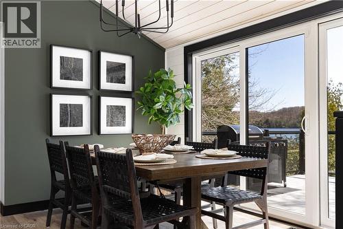 Dining Room - 1558 Fish Hatchery Road Unit# 10, Muskoka Lakes, ON - Indoor Photo Showing Dining Room