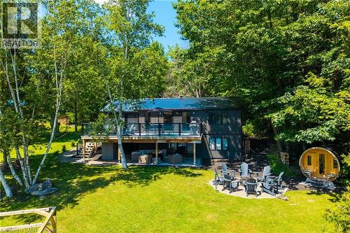 Property with sauna and fire pit view. - 1558 Fish Hatchery Road Unit# 10, Muskoka Lakes, ON - Outdoor