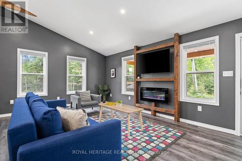 20195 62 Highway, Tudor And Cashel (Tudor Ward), ON - Indoor Photo Showing Living Room With Fireplace