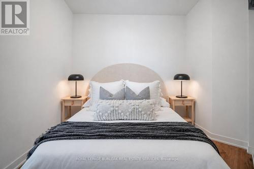 Virtually Staged - 801 - 395 Dundas Street W, Oakville, ON - Indoor Photo Showing Bedroom