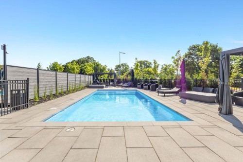 Pool - 802-1000 Rue Levert, Montréal (Verdun/Île-Des-Soeurs), QC - Outdoor With In Ground Pool With Backyard