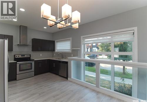 5624 Tutor Way, Regina, SK - Indoor Photo Showing Kitchen With Upgraded Kitchen