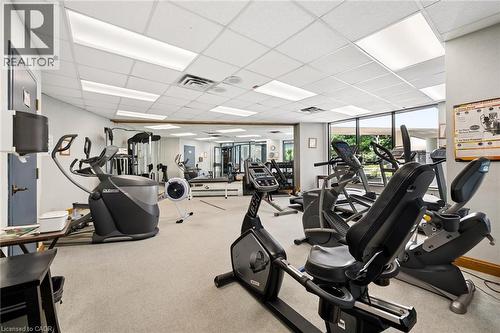 4 Willow Street Unit# 1101, Waterloo, ON - Indoor Photo Showing Gym Room