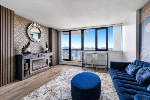 #2104-647 Michigan St, Victoria, BC - Indoor Photo Showing Living Room
