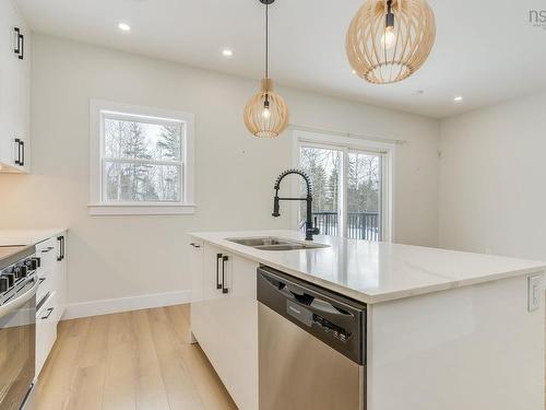 855 Highway 2, Elmsdale, NS - Indoor Photo Showing Kitchen With Double Sink