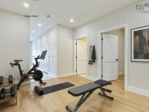 855 Highway 2, Elmsdale, NS - Indoor Photo Showing Gym Room