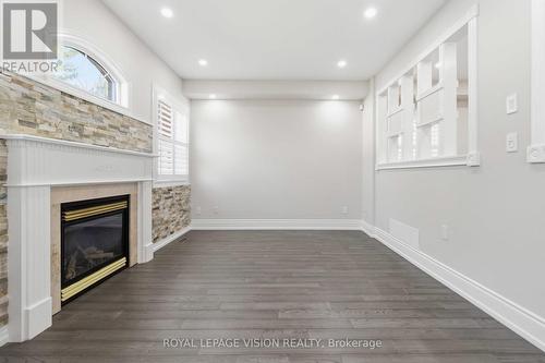 3859 Mcdowell Drive, Mississauga, ON - Indoor Photo Showing Other Room With Fireplace