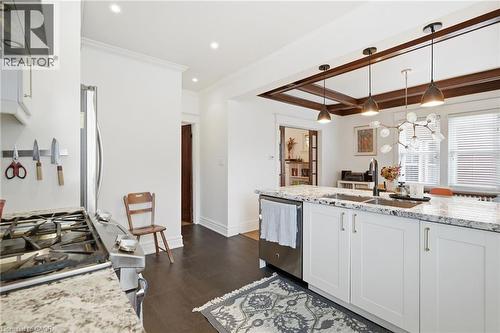 37 Connaught Avenue S, Hamilton, ON - Indoor Photo Showing Kitchen With Upgraded Kitchen