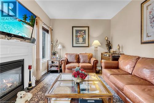786 Fourth Line, Milton, ON - Indoor Photo Showing Living Room With Fireplace