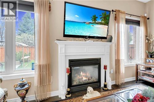 786 Fourth Line, Milton, ON - Indoor Photo Showing Living Room With Fireplace