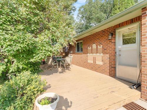Wood deck - 129 St Michael Road, Winnipeg, MB - Outdoor With Deck Patio Veranda With Exterior
