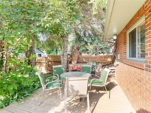 Deck with patio furniture - 129 St Michael Road, Winnipeg, MB - Outdoor With Deck Patio Veranda