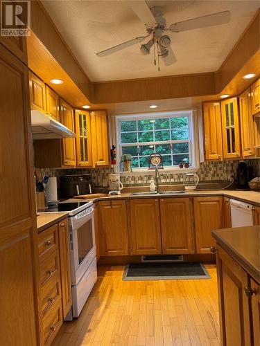 24 Branch Road, Winterland, NL - Indoor Photo Showing Kitchen With Double Sink