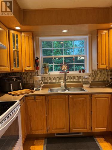 24 Branch Road, Winterland, NL - Indoor Photo Showing Kitchen With Double Sink