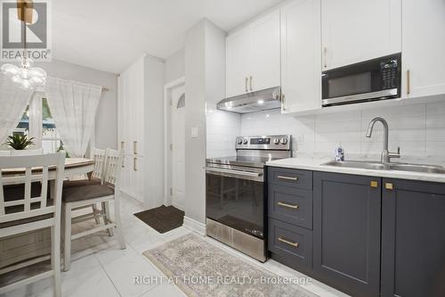 20 Rockwell Avenue, Toronto, ON - Indoor Photo Showing Kitchen With Double Sink With Upgraded Kitchen