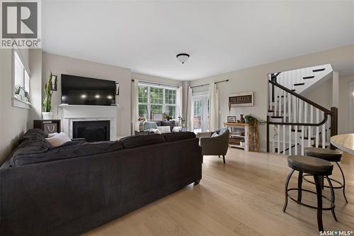 68 Deercrest Run, Lumsden Rm No. 189, SK - Indoor Photo Showing Living Room With Fireplace