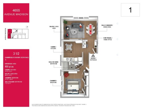 Autre - 1-4655 Av. Madison, Montréal (Côte-Des-Neiges/Notre-Dame-De-Grâce), QC - Other