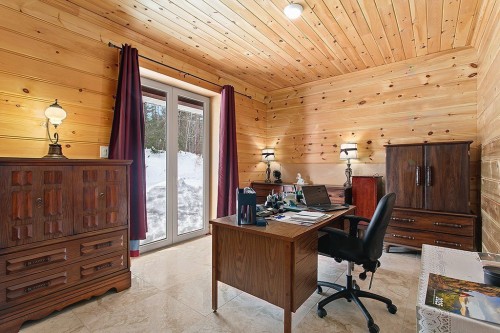Chambre à coucher - 488 Lac Sauriol, Waltham, QC - Indoor Photo Showing Office