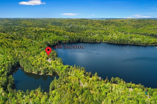 Photo aérienne - 488 Lac Sauriol, Waltham, QC - Outdoor With Body Of Water With View