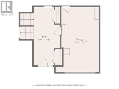 Entrance & Garage floorplan - 48 Allen Street, Tillsonburg, ON - Other