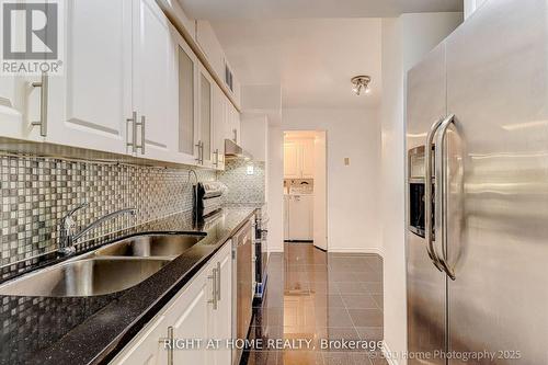 1107 - 1 Royal Orchard Boulevard, Markham, ON - Indoor Photo Showing Kitchen With Double Sink