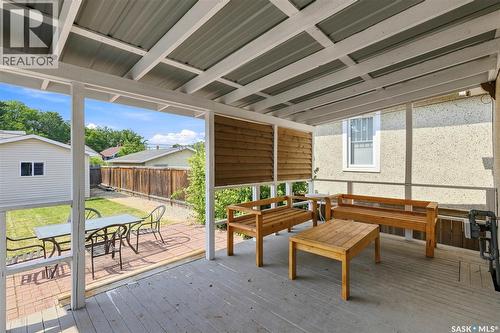 2212 Wallace Street, Regina, SK - Outdoor With Deck Patio Veranda With Exterior