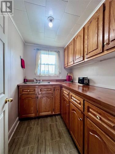 35 Eldon Street, Fortune, NL - Indoor Photo Showing Kitchen With Double Sink
