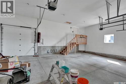 6033 Little Pine Loop, Regina, SK - Indoor Photo Showing Garage