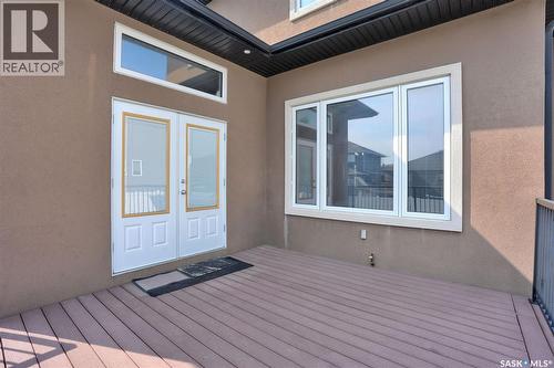 6033 Little Pine Loop, Regina, SK - Outdoor With Deck Patio Veranda With Exterior