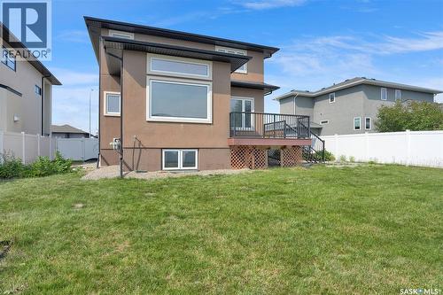 6033 Little Pine Loop, Regina, SK - Outdoor With Deck Patio Veranda