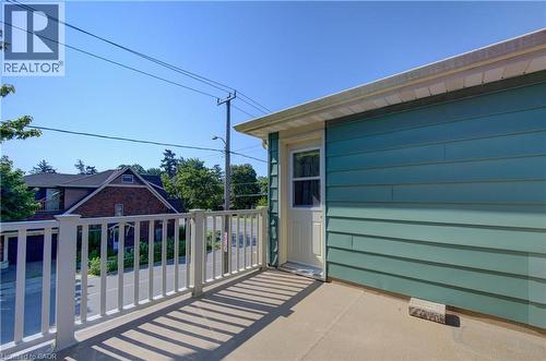 Second floor balcony off bedroom - 224 Weber Street E, Kitchener, ON - Outdoor With Exterior