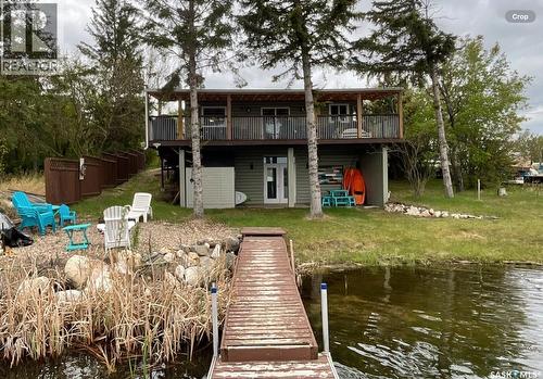 3829 First Point Beach Drive, Wakaw Lake, SK - Outdoor With Body Of Water With Deck Patio Veranda