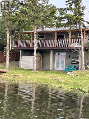 3829 First Point Beach Drive, Wakaw Lake, SK - Outdoor With Body Of Water With Deck Patio Veranda