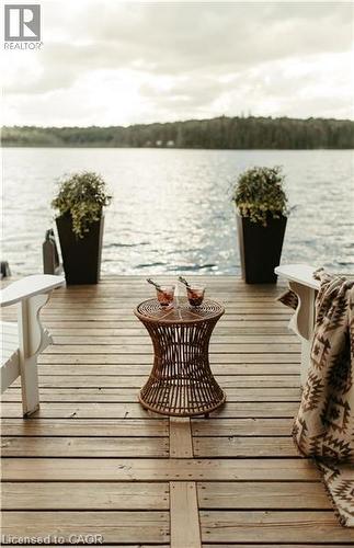 Dock - 3256 Machar Strong Boundary, Machar, ON - Outdoor With Body Of Water