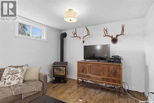 215 Margaret Street, Bulyea, SK - Indoor With Fireplace