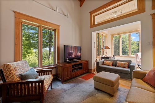 Salle familiale - 19 Ch. Price, Lac-Brome, QC - Indoor Photo Showing Living Room