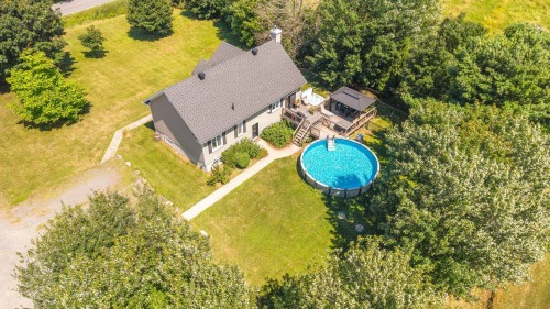 Extérieur - 138 Ch. Viens, Saint-Alphonse-De-Granby, QC - Outdoor With Above Ground Pool With View