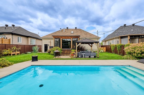 Piscine - 21 Rue Des Catalpas, Saint-Philippe, QC - Outdoor With In Ground Pool With Backyard