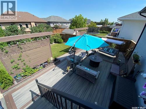 74 Madge Way, Yorkton, SK - Outdoor With Above Ground Pool