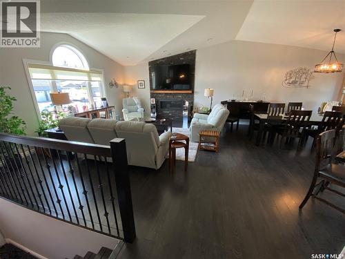 74 Madge Way, Yorkton, SK - Indoor With Fireplace