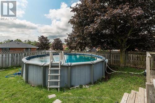 1 Lang Drive, Barrie, ON - Outdoor With Above Ground Pool With Backyard