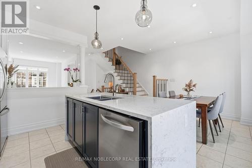 44 Lou Pomanti Street, Toronto, ON - Indoor Photo Showing Kitchen With Double Sink With Upgraded Kitchen