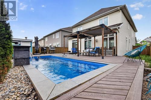 878 Excursion Way, Ottawa, ON - Outdoor With In Ground Pool With Deck Patio Veranda