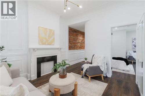 46 Murray Street E, Hamilton, ON - Indoor Photo Showing Other Room With Fireplace