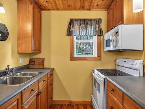 159 Jims Boulder Road, North Range, NS - Indoor Photo Showing Kitchen With Double Sink