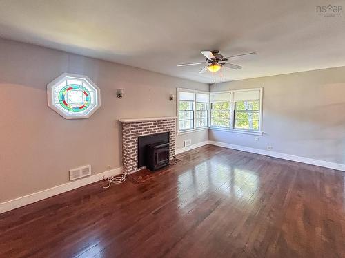 45 Hillcrest Street, Bridgewater, NS - Indoor Photo Showing Other Room With Fireplace